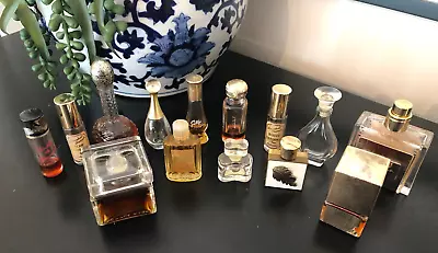 Vintage Perfume Bottles Trigere Pertegaz Camese Sortilege Schiaparelli LOT 14 • $59