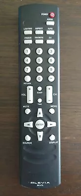 OEM Olevia TV Remote Control RC-LTL  227V 232S 232S12 232S13 232T12 232V 237S11 • $10.99