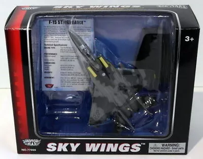 Motormax Skywings 1/100 Scale 77004 - F-15 Strike Eagle With Display Stand • £19.99