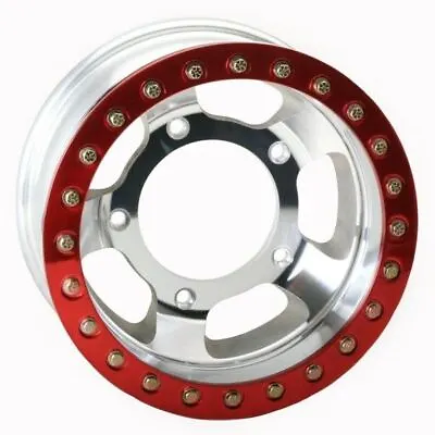 Empi 15  X 7  Vw Bug 5 Lug Race-Trim Off Road Bead-Lock Wheel / Red Ring • $409.95