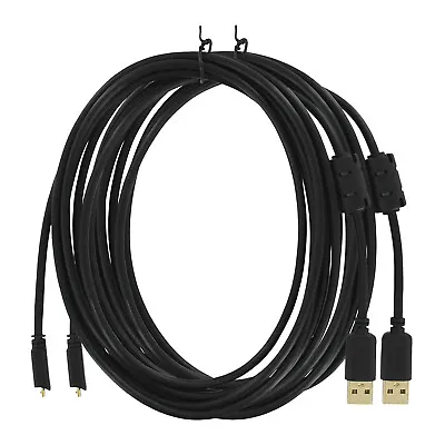 $21.52 • Buy ZedLabz 3m USB Charging Cable Lead For PS4 Controllers Extra Long Charger 2 Pack