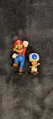 $23 • Buy Mario And Toad Figurines 2007 Official Nintendo