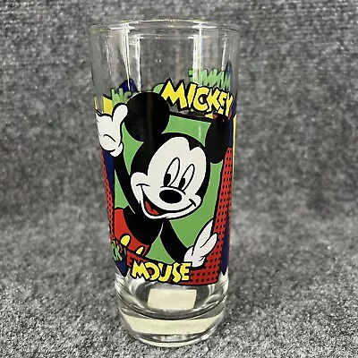 Vintage Disney Mickey Mouse Minnie Donald Duck Anchor Hocking 12 Oz Glass • $12