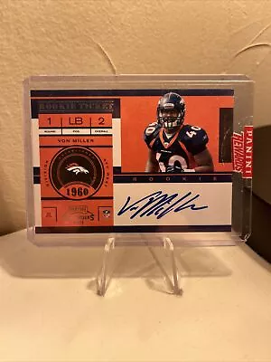 Von Miller 2011 Panini Playoff Contenders Auto Rookie Card RC Broncos!!! • $69.95