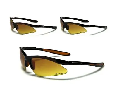 X Loop Sunglasses HD High Definition Half Frame Wrap Around Driving Men & Women. • $9.99