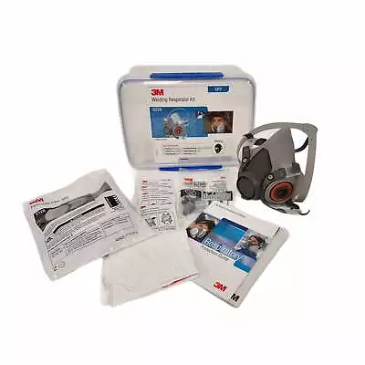 3M Welding Respirator Kit GP2 Filter Reusable Half Face Fume Mask Medium 6000 • $119.99