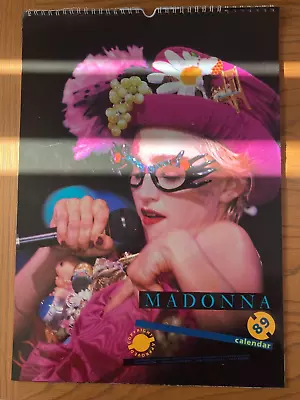 Vintage Madonna Calendar 1989 (culture Shock) • $6.23