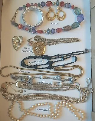 Vintage/Mod Mixed Jewelry Lot Of 12 All Signed Napier (3) Park Lane Marvella Sar • $24