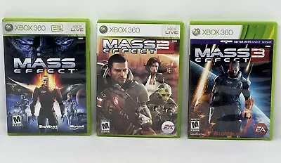 Mass Effect 12 And 3 Bundle Lot (Microsoft Xbox 360) Tested And Works • $21.95