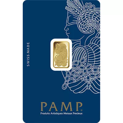 2.5 Gram PAMP Suisse Fortuna Veriscan Gold Bar (New W/ Assay) • $221.25