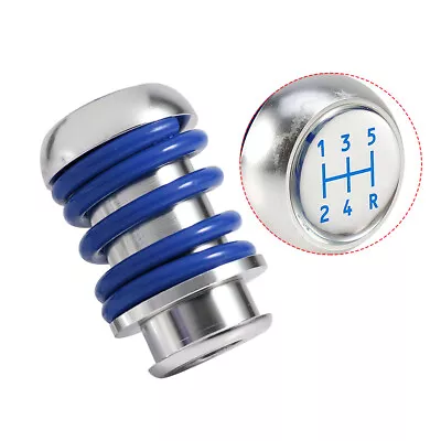 ・Aluminum Blue Spring 5 Speed Manual Car Gear Shifter Stick Shift Knob Lever • $14.86