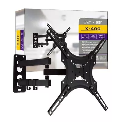 Swivel TV Wall Mount Bracket For  32 40 42 50 52 55 Inch 3D LCD LED Plasma UK • £8.99