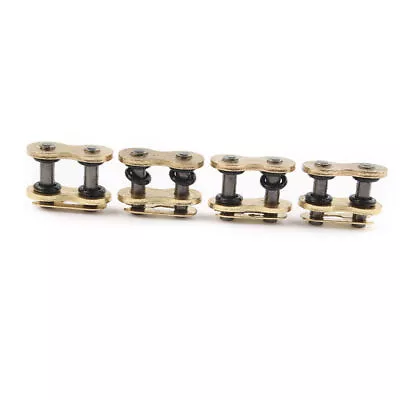 520 HV O-ring Chain Connecting Mater Link 2/4 PCS Fit Motorcycle Dirt Bikes Gold • $15.13