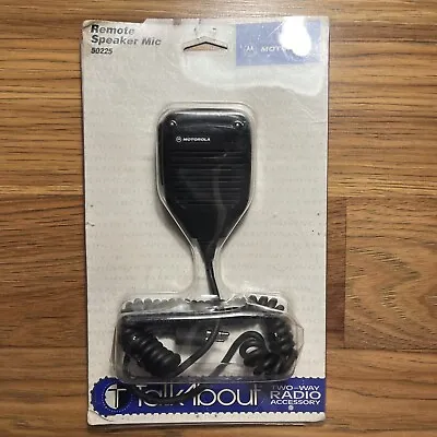 Genuine Motorola TalkAbout Remote Speaker Microphone Model 50225 Ships Fast New • $18.49