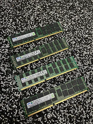 £19.49 • Buy 64GB KIT (4 X 16GB) Samsung PC3L-12800R Server RAM ECC RDIMM DDR3 1600MHZ #3D