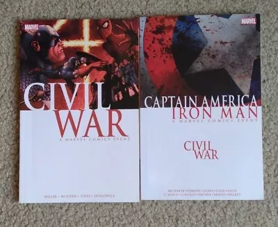 (2) Marvel Civil War TPB Lot - Civil War - Captain America/Iron Man • $3.99