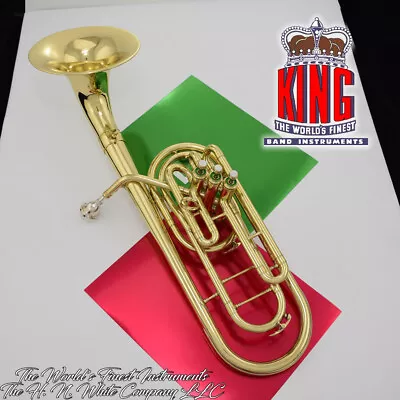 1957 Vintage King H. N. White Made Trombonium Marching Trombone • $2399