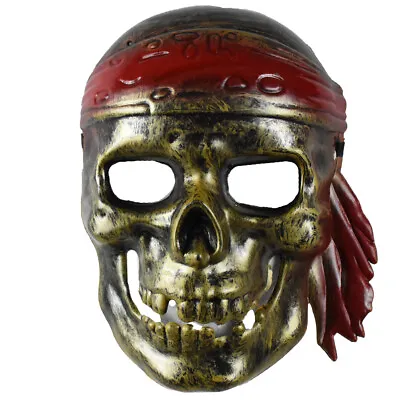 Adult Deluxe Antique Gold Pirate Mardi Gras Masquerade Party Halloween Mask • $12.99