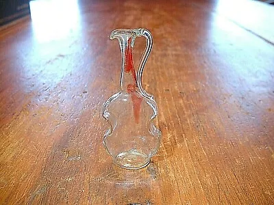 Antique Miniature Blown Glass Perfume Bottle In Pitcher Form • $39.99