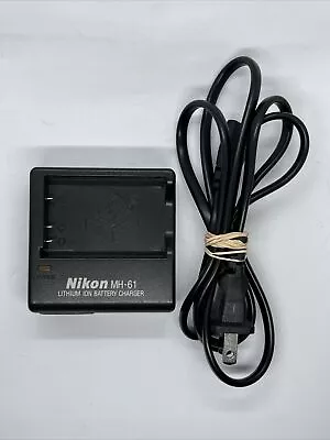 Genuine Nikon Mh-61 Lithium Ion Battery Charger • $9.90