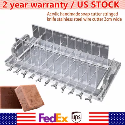 3cm Acrylic Soap Loaf Cutter Handmade Soap Cutting Machine Mold Loaf Cutting • $64