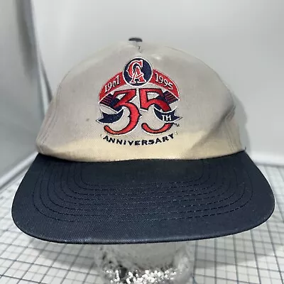 California Angels Anaheim 1961 - 1995 35th Anniversary Hat Cap Vintage Snapback • $5.54