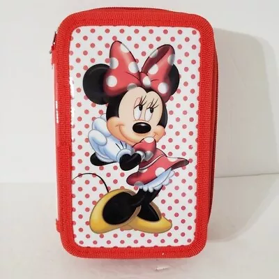 Minnie Mouse Color Pencil & Marker Case Organizer Walt Disney World Disneyland • $15.97