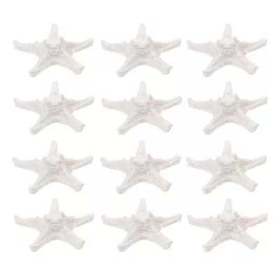  12 Pcs Marine Style Sea Star Ornaments Simulation Nautical Animal Accessories • £11.59