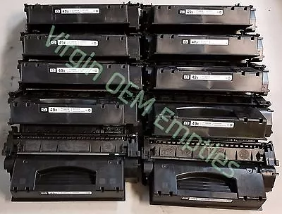 Virgin Genuine Empty HP 49X Laser Toner Cartridges FREE SHIPPING Q5949X • $110