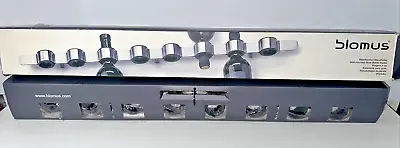 Blomus 65193 CIOSO Modern Wall Mounted Wine Rack Stainless Steel Holds 8 Bottles • $50