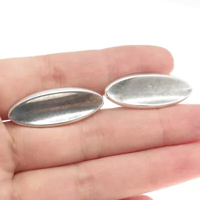 HANS HANSEN 925S Sterling Silver Vintage Denmark Modernist Cufflinks #635 • $178.99