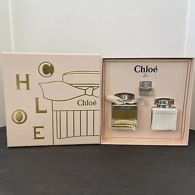 Chloe By Chloe 3pc Gift Set 2.5oz Eau De Parfum Spray+3.4oz B Lotion+0.17oz Mini • $99.99