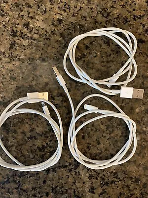 $10.50 • Buy 3 Pack Apple Lightning 3ft Cable - Genuine OEM Apple USB To Lightning Cable 