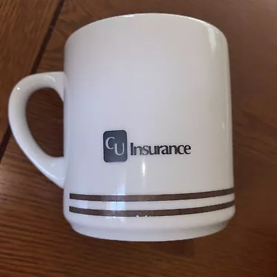 Commercial Union Insurance (CU) Vintage Coffee Mug Cup / RARE & RETIRED • $8.50