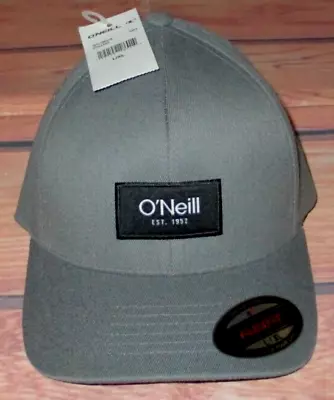 $25.90 • Buy Mens O'neill Gray Hat Flex Fit Fitted Cap Size L/xl