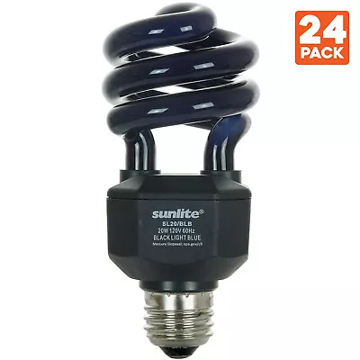 Sunlite SL20/BLB 20W Black Light Spiral - 05439-(Case Of 24) • $200.99