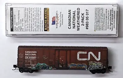 MTL Micro-Trains 18145210 Canadian National CN 400607 FW Factory Weathered JC • $48