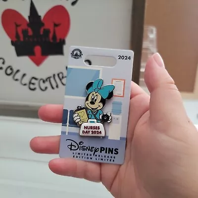 Disney Nurses Day Pin 2024 Minnie Mouse Nurse Minnie New Pin • $25