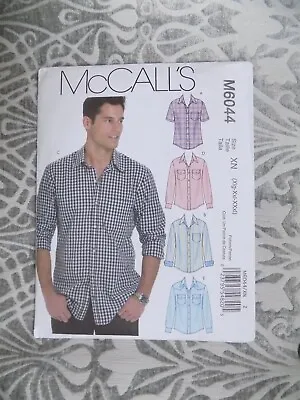 Sewing Pattern Men's Shirt XL-XXXL UNCUT McCalls M6044 • £9.99