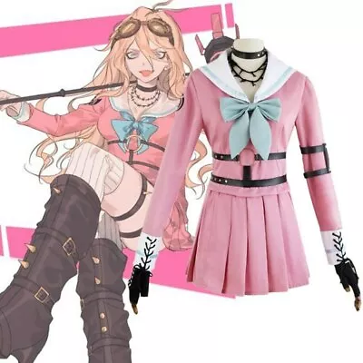 Danganronpa V3 Killing Harmony Iruma Miu Cosplay School Uniform Dress Roleplay • $74.77