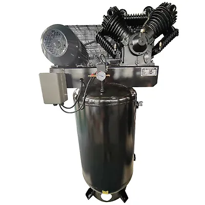 Quality 37Cfm 10HP Portable Electric Vertical Air Compressor W/ ASME 80gal Tank • $2631