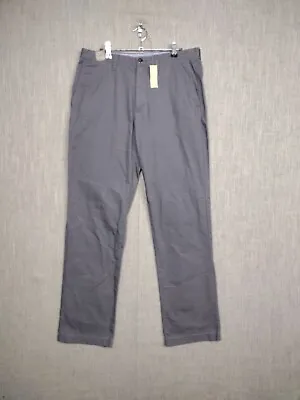 J CREW Pants Mens 32x32 Classic Fit Grey Gray NWT Cotton Dress Pants • $9.44