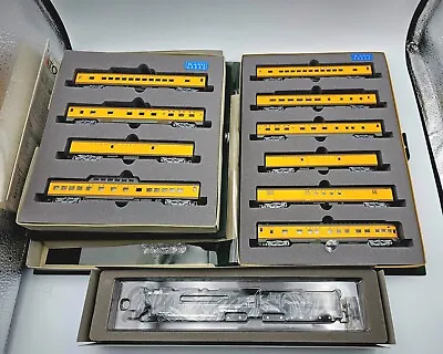 KATO N Scale Union Pacific FEF-3 Locomotive W/Smoothside Passenger 10 Car Set • $579.99