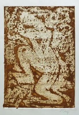  MARK TOBEY  Unique  HAND SIGNED Etching Abstract Expressionism USA • $580