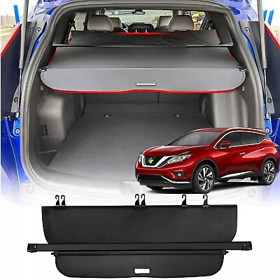 For 15-23 Nissan Murano Retractable Cargo Cover No Gap Security Luggage Shade • $95.99