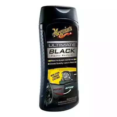 Meguiar’s Ultimate Black Plastic Restorer White Liquid – Restores Car Shine 1 • $14.33