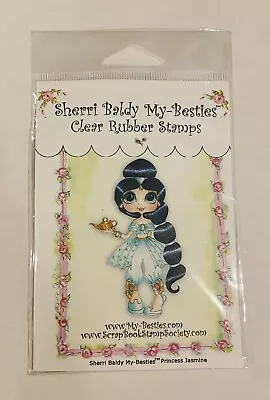 NEW Sheri Baldy MY BESTIES Rubber Stamp Princess Jasmine (A17) • $4.99