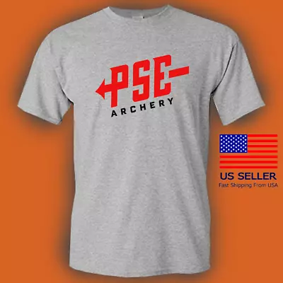 PSE Archery Logo Men's Grey T-shirt Size S To 5XL • $19.79