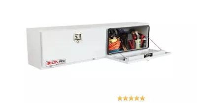 Delta Pro 72 In. White Steel Top Mount Truck Tool Box With Mounting Kit • $480