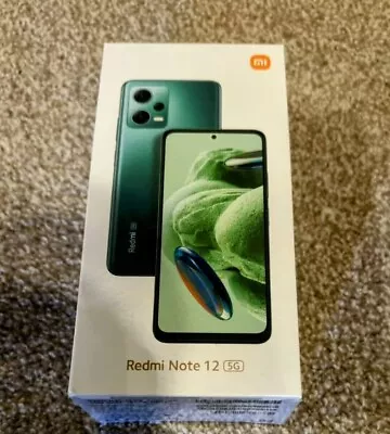 Xiaomi Redmi Note 12 5G (BNIB) Sealed SIM Free 120Hz AMOLED 33W Fast Charge • £134.99